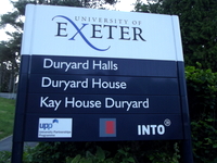 Exeter acupuncturist: Duryard Halls.