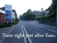 Acupuncturist Exeter: Turn right after Esso.