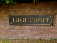 Exeter acupuncturist: Highcroft sign.