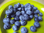 Blueberries benefit the eyes by providing vitamins A, C & E, plus zinc & anthocyanins