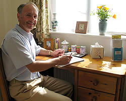 Robin Costello providing acupuncture in Exeter, Devon